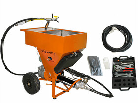 BISONTE PCS-HP15 airless glett és festékszóró gép keverőtartállyal BISONTE PCS-HP15 airless glett és festékszóró gép keverőtartállyal