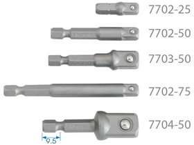 Kép: Bit adapter 14-14 L50mm 7702-50.webp