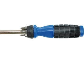 Kép: Bitbefogos csavarhuzo gumirozott markolattal 6 db bitfejjel.webp