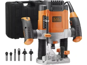 Black+Decker KW1200EKA-QS elektromos felsőmaró Black+Decker KW1200EKA-QS elektromos felsőmaró
