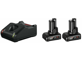 Bosch 2 x GBA 12V 6.0Ah akkumulátor + GAL 12V-40 gyorstöltő Bosch