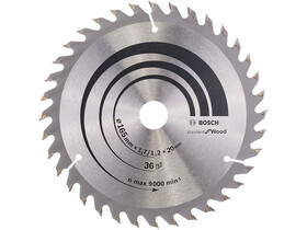 Bosch 2608642602 165 x 1,7/1,2 x 20 mm, 36 körfűrészlap Bosch 2608642602 165 x 1,7/1,2 x 20 mm, 36 körfűrészlap