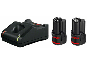 Bosch 2x GBA 12V 2.0 Ah akkumulátor + GAL 12V-40 gyorstöltő Bosch GBA 12V 2.0 Ah