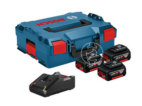 Bosch 3X GBA 18V 5,0 Ah + GAL 18V-40 CV szett L-Boxxban