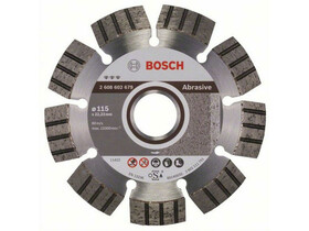 Bosch Best for Abrasive 115x22.2x2.2x12mm gyémánt vágótárcsa Bosch Best for Abrasive