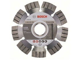 Bosch Best for Concrete 115x22.2x2.2x12mm gyémánt vágótárcsa Bosch Best for Concrete