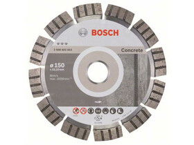 Bosch Best for Concrete 150x22.2x2.4x12mm gyémánt vágótárcsa Bosch Best for Concrete
