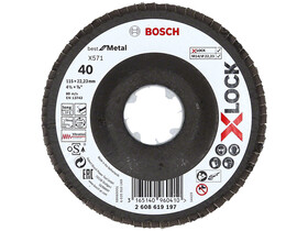 Bosch Best for Metal X-LOCK 115mm G40 lamellás csiszolótárcsa Bosch Best for Metal X-LOCK 115mm G40 lamellás csiszolótárcsa