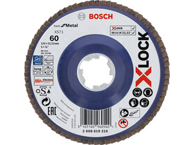 Bosch Best for Metal X-LOCK lamellás csiszolótárcsa Bosch Best for Metal X-LOCK lamellás csiszolótárcsa