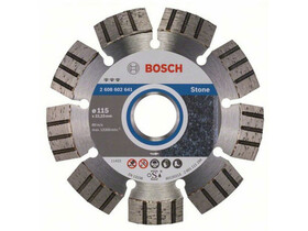 Bosch Best for Stone 115x22.2x2.2x12mm gyémánt vágótárcsa Bosch Best for Stone