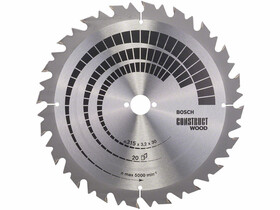 Bosch Construct Wood ø 315 x 3,2 / 2,2 x 30 mm körfűrészlap Bosch Construct Wood ø 315 x 3,2 / 2,2 x 30 mm körfűrészlap