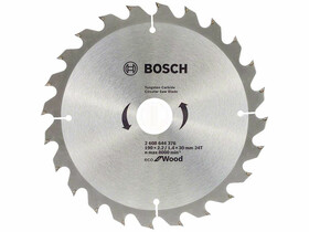 Bosch ECO körfűrészlap fához 160x2.2/1.4x20/16mm 24T Bosch ECO körfűrészlap fához 160x2.2/1.4x20/16mm 24T