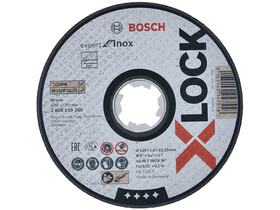 Bosch Expert for Inox X-LOCK 125x1,6x22,23mm vágókorong Bosch Expert for Inox X-LOCK 125x1,6x22,23mm vágókorong