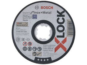 Bosch Expert for Inox+Metal X-LOCK 115x1x22,23mm vágókorong Bosch Expert for Inox+Metal X-LOCK 115x1x22,23mm vágókorong
