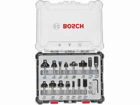 Bosch felsőmaró kés készlet 15 db Bosch felsőmaró kés készlet 15 db