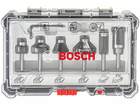 Bosch felsőmaró kés készlet 6 db Bosch felsőmaró kés készlet 6 db