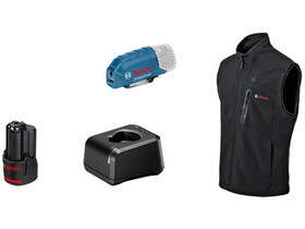 Bosch GHV 12+18V XA fűthető mellény M + GAA 12V-21 (1x2.0Ah akkuval, GAL 12V-20 töltővel) Bosch GHV 12+18V XA fűthető mellény M + GAA 12V-21 (1x2.0Ah akkuval, GAL 12V-20 töltővel)