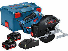 Bosch GKM 18V-50 akkus körfűrész; 2 x 5 Ah; L-Boxx-ban Bosch GKM 18V-50 akkus körfűrész; 2 x 5 Ah; L-Boxx-ban