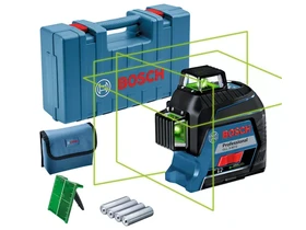 Bosch GLL 3-80 G Zöld vonallézer Hatósugár jelfogóval: 0 - 120 m | 4 x elem | Kofferben Bosch GLL 3-80 G Zöld vonallézer Hatósugár jelfogóval: 0 - 120 m | 4 x elem | Kofferben