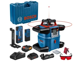 Bosch GRL 600 CHV  forgólézer Hatósugár: 0 - 30 m/0 - 300 m | 1 x 4 Ah akku + töltő/4 x elem + elemadapter | Kofferben Bosch GRL 600 CHV  forgólézer Hatósugár: 0 - 30 m/0 - 300 m | 1 x 4 Ah akku + töltő/4 x elem + elemadapter | Kofferben