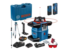 Bosch GRL 600 CHV  forgólézer Hatósugár: 0 - 30 m/0 - 300 m | 1 x 4 Ah akku + töltő/4 x elem + elemadapter | Kofferben Bosch GRL 600 CHV  forgólézer Hatósugár: 0 - 30 m/0 - 300 m | 1 x 4 Ah akku + töltő/4 x elem + elemadapter | Kofferben