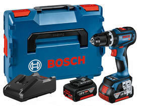 Bosch GSB 18V-90 C akkus ütvefúró-csavarozó 2x5Ah L-Boxx-ban