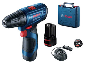 Bosch GSR 120-LI akkus fúrócsavarozó tokmányos 12 V | 14 Nm/30 Nm | Szénkefés | 2 x 2 Ah akku + töltő | Kofferben Bosch GSR 120-LI akkus fúrócsavarozó tokmányos 12 V | 14 Nm/30 Nm | Szénkefés | 2 x 2 Ah akku + töltő | Kofferben