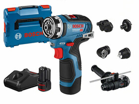 Bosch GSR 12V-35 FC akkus fúrócsavarozó tokmányos 2 x GBA 12V 3.0Ah + GAL 12V-40 + L-BOXX 102 Bosch GSR 12V-35 FC akkus fúrócsavarozó tokmányos 2 x GBA 12V 3.0Ah + GAL 12V-40 + L-BOXX 102