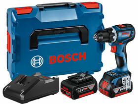 Bosch GSR 18V-90 C akkus fúrócsavarozó tokmányos 2x4Ah L-Boxx-ban Bosch GSR 18V-90 C akkus fúrócsavarozó tokmányos 2x4Ah L-Boxx-ban