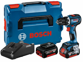 Bosch GSR 18V-90 C akkus fúrócsavarozó tokmányos 2x5Ah L-Boxx-ban
