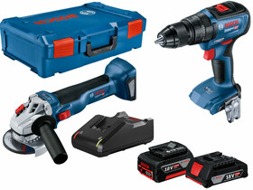 Bosch GWS 18V-10 + GSB 18V-50 gépcsomag Bosch GWS 18V-10 + GSB 18V-50 gépcsomag