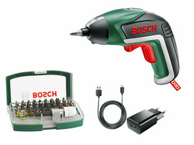Bosch IXO V akkus csavarozó + 32 részes tartozékkészlet