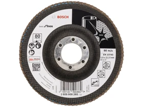 Bosch lamellás csiszolótárcsa 115 mm P80 Bosch lamellás csiszolótárcsa 115 mm P80