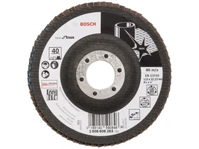 Bosch lamellás csiszolótárcsa 115 mm P40 Bosch lamellás csiszolótárcsa 115 mm P40