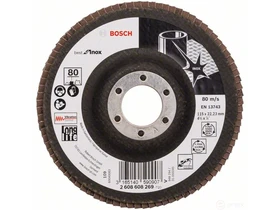 Bosch lamellás csiszolótárcsa 115 mm P80 Bosch lamellás csiszolótárcsa 115 mm P80