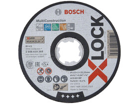 Bosch Multi Material X-LOCK 115x1x22,23mm vágókorong
