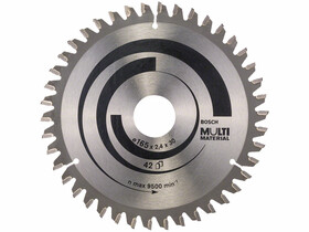 Bosch MultiMaterial ø 165 x 2,4 / 1,8 x 30 / 20 mm körfűrészlap Bosch MultiMaterial ø 165 x 2,4 / 1,8 x 30 / 20 mm körfűrészlap
