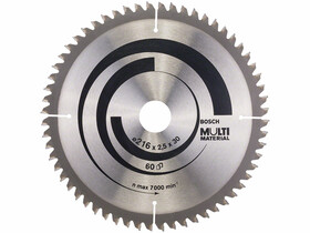Bosch MultiMaterial ø 216 x 2,5 / 1,8 x 30 mm körfűrészlap Bosch MultiMaterial ø 216 x 2,5 / 1,8 x 30 mm körfűrészlap