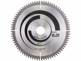 Bosch MultiMaterial ø 216 x 2,5 / 1,8 x 30 mm körfűrészlap Bosch MultiMaterial ø 216 x 2,5 / 1,8 x 30 mm körfűrészlap