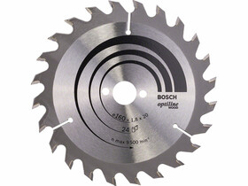 Bosch Optiline Wood ø 160 x 1,8 / 1,2 x 20 / 16 mm körfűrészlap Bosch Optiline Wood ø 160 x 1,8 / 1,2 x 20 / 16 mm körfűrészlap