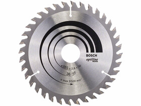 Bosch Optiline Wood ø 165 x 2,6 / 1,6 x 30 / 20 mm körfűrészlap Bosch Optiline Wood ø 165 x 2,6 / 1,6 x 30 / 20 mm körfűrészlap