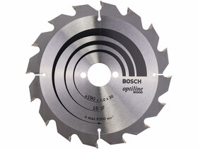 Bosch Optiline Wood ø 190 x 2,0 / 1,3 x 30 mm körfűrészlap Bosch Optiline Wood ø 190 x 2,0 / 1,3 x 30 mm körfűrészlap
