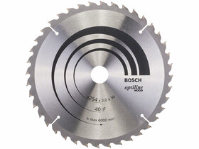 Bosch Optiline Wood ø 254 x 2,0 / 1,4 x 30 mm körfűrészlap Bosch Optiline Wood ø 254 x 2,0 / 1,4 x 30 mm körfűrészlap