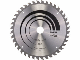 Bosch Optiline Wood ø 254 x 2,8 / 1,8 x 30 mm körfűrészlap Bosch Optiline Wood ø 254 x 2,8 / 1,8 x 30 mm körfűrészlap