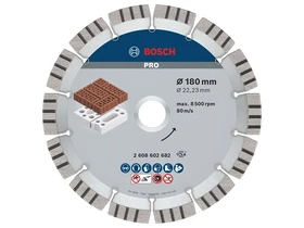 Bosch PRO Abrasive gyémánt vágótárcsa 180 x 22,23 mm Bosch PRO Abrasive gyémánt vágótárcsa 180 x 22,23 mm