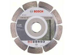 Bosch Professional for Concrete 125x22.2x1.6x10mm gyémánt vágótárcsa Bosch Professional for Concrete