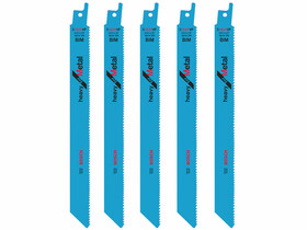 Bosch S 1025 VF Heavy for Metal 225x19x1,25 mm orrfűrészlap 5 db Bosch S 1025 VF Heavy for Metal 225x19x1,25 mm orrfűrészlap 5 db