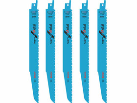 Bosch S 1225 VF Heavy for Metal 225x22x1,6 mm orrfűrészlap 5 db Bosch S 1225 VF Heavy for Metal 225x22x1,6 mm orrfűrészlap 5 db
