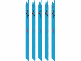 Bosch S 1225 VF Heavy for Metal 300x19x1,25 mm orrfűrészlap 5 db Bosch S 1225 VF Heavy for Metal 300x19x1,25 mm orrfűrészlap 5 db