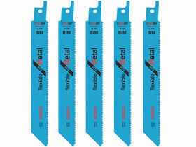 Bosch S 922 BF Flexible for Metal 150x19x0,9 mm orrfűrészlap 5 db Bosch S 922 BF Flexible for Metal 150x19x0,9 mm orrfűrészlap 5 db